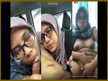 Jilbab Kacamata Nyepong Dimobil Crot Dimulut Bonus VCS poster
